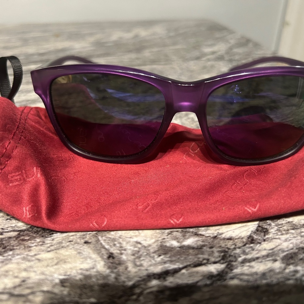 SUNCLOUD Purple Sunglasses with Red Case